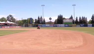 Opening Day for Visalia Rawhide at Valley Strong Ballpark