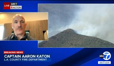 Crown Fire moving away from populated areas