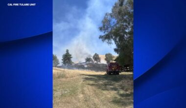 Fire in Tulare County contained after destroying small structure