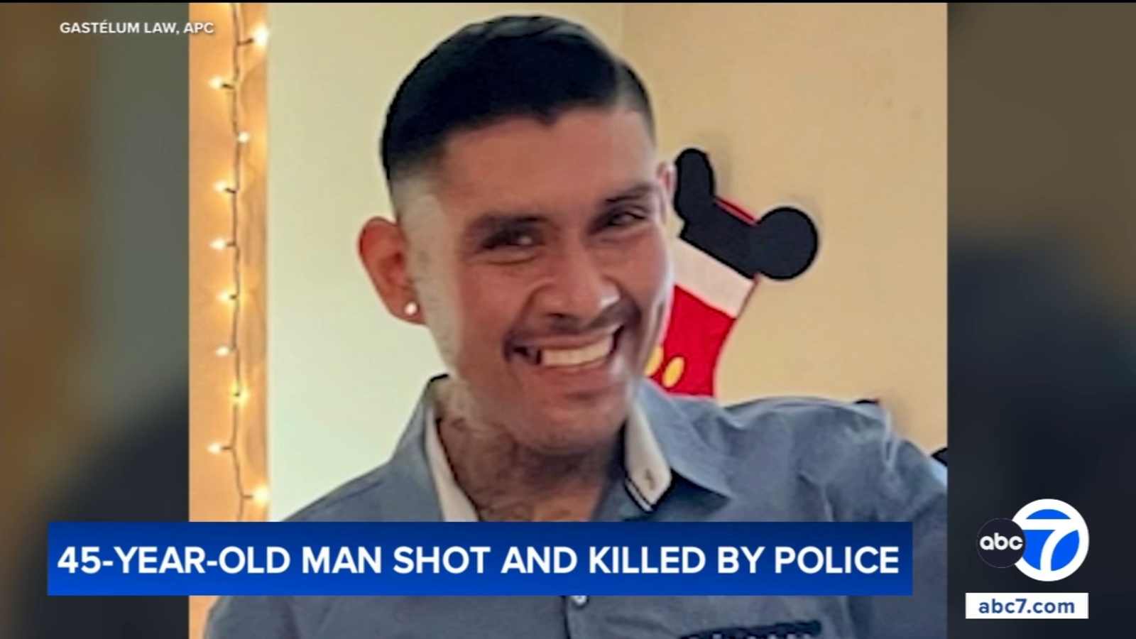 Cellphone video shows LAPD officers shooting man in back in South Los Angeles, family says