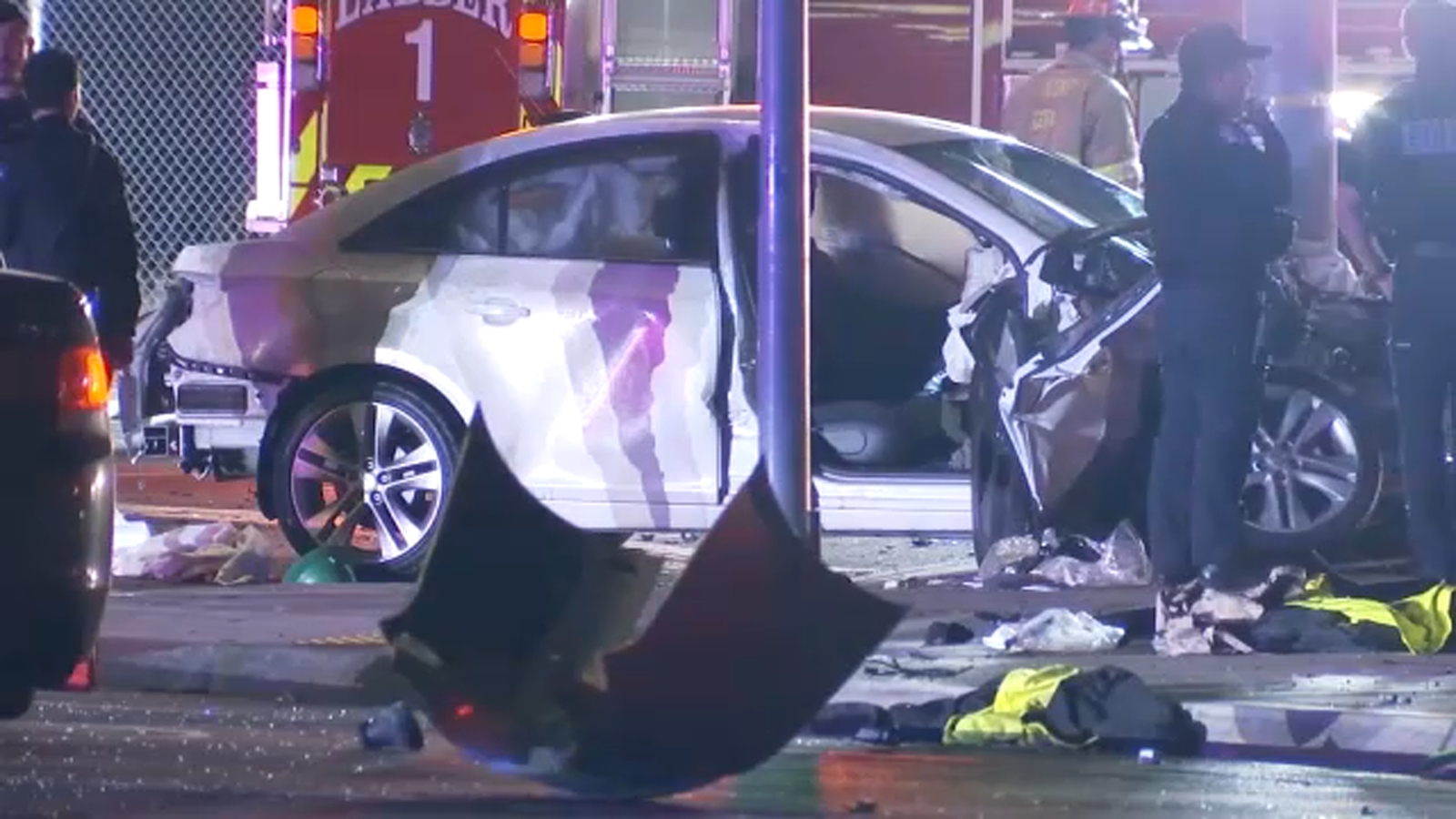 3 hospitalized after crash next to Fresno airport, police say