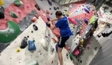 Duncan Polytechnical rock climbing team helps students build strength and confidence