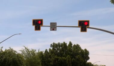 Northwest Fresno school area gets county's first HAWK crosswalk