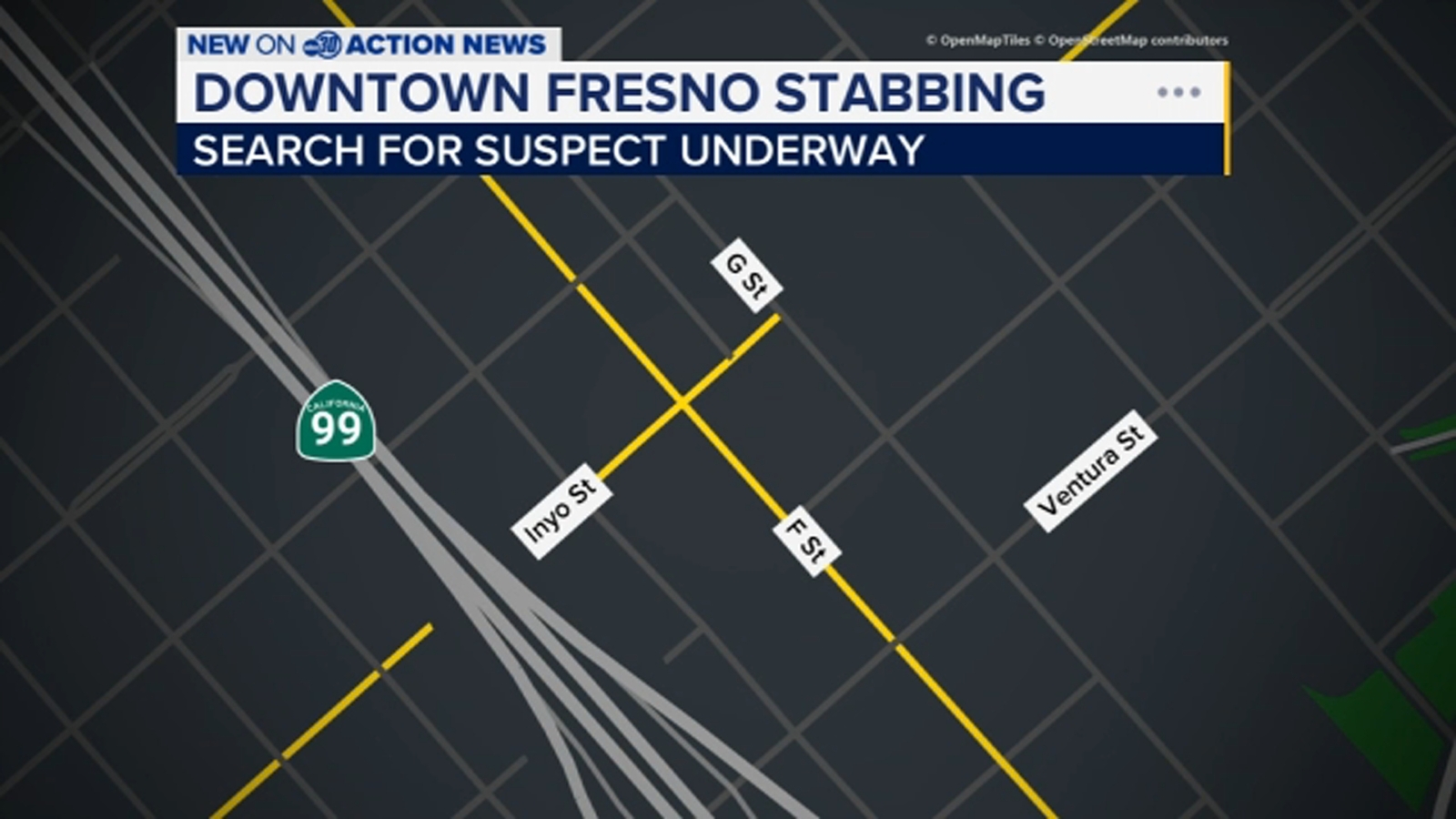 Woman stabbed multiple times in Downtown Fresno, police say
