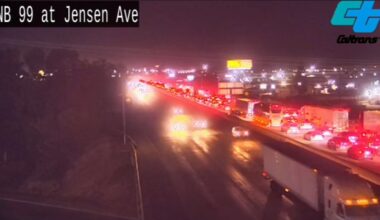 Woman is hit and killed on Highway 99 in Fresno, CHP says