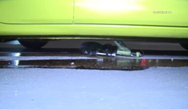 Cars damaged after electric scooter tossed onto 110 Freeway in South Los Angeles