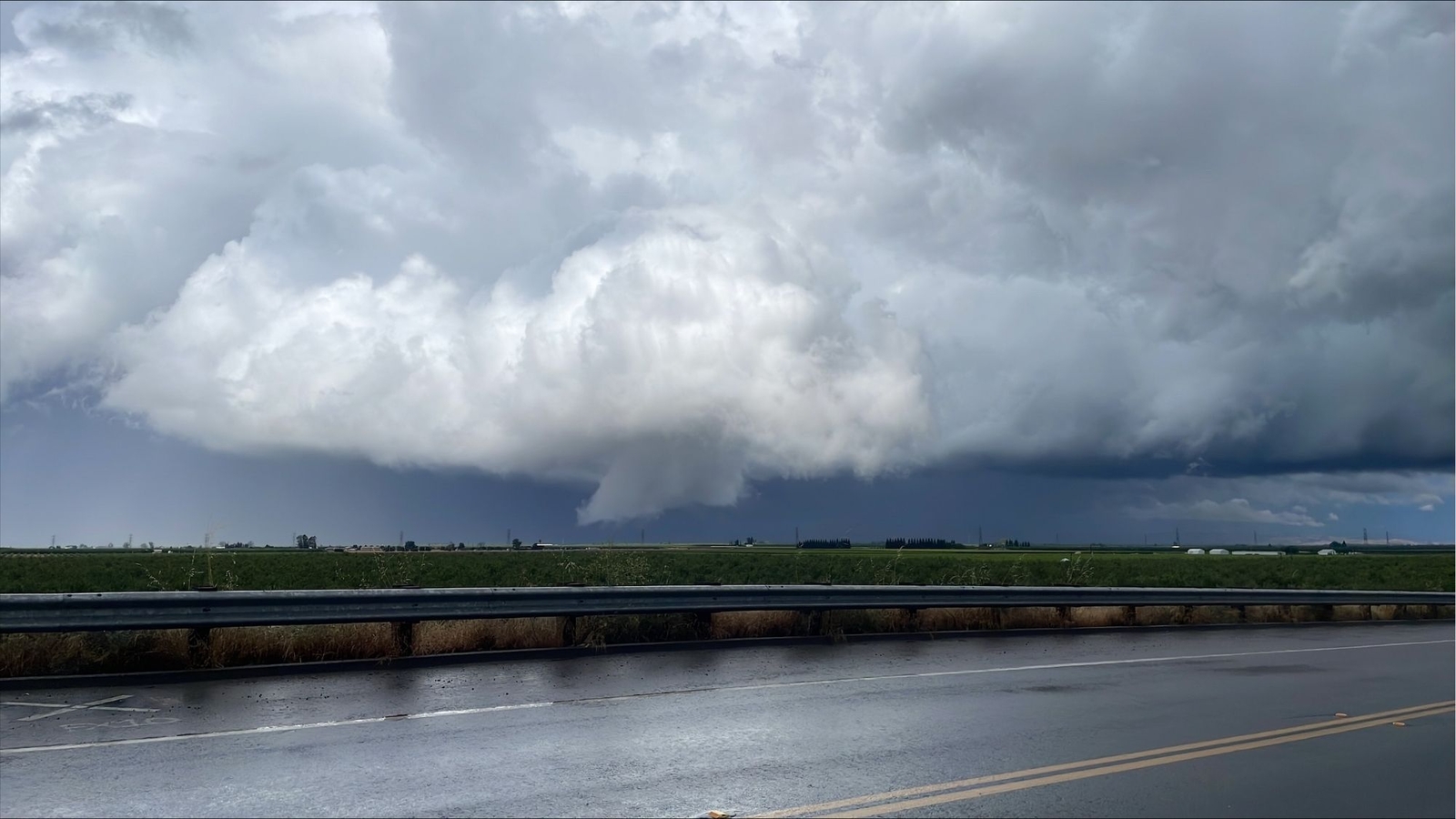 Possible tornado touches down near Biola, near Fresno, California, National Weather Service confirms