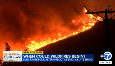 Wildfire forecast shows when California could see increased risk this year