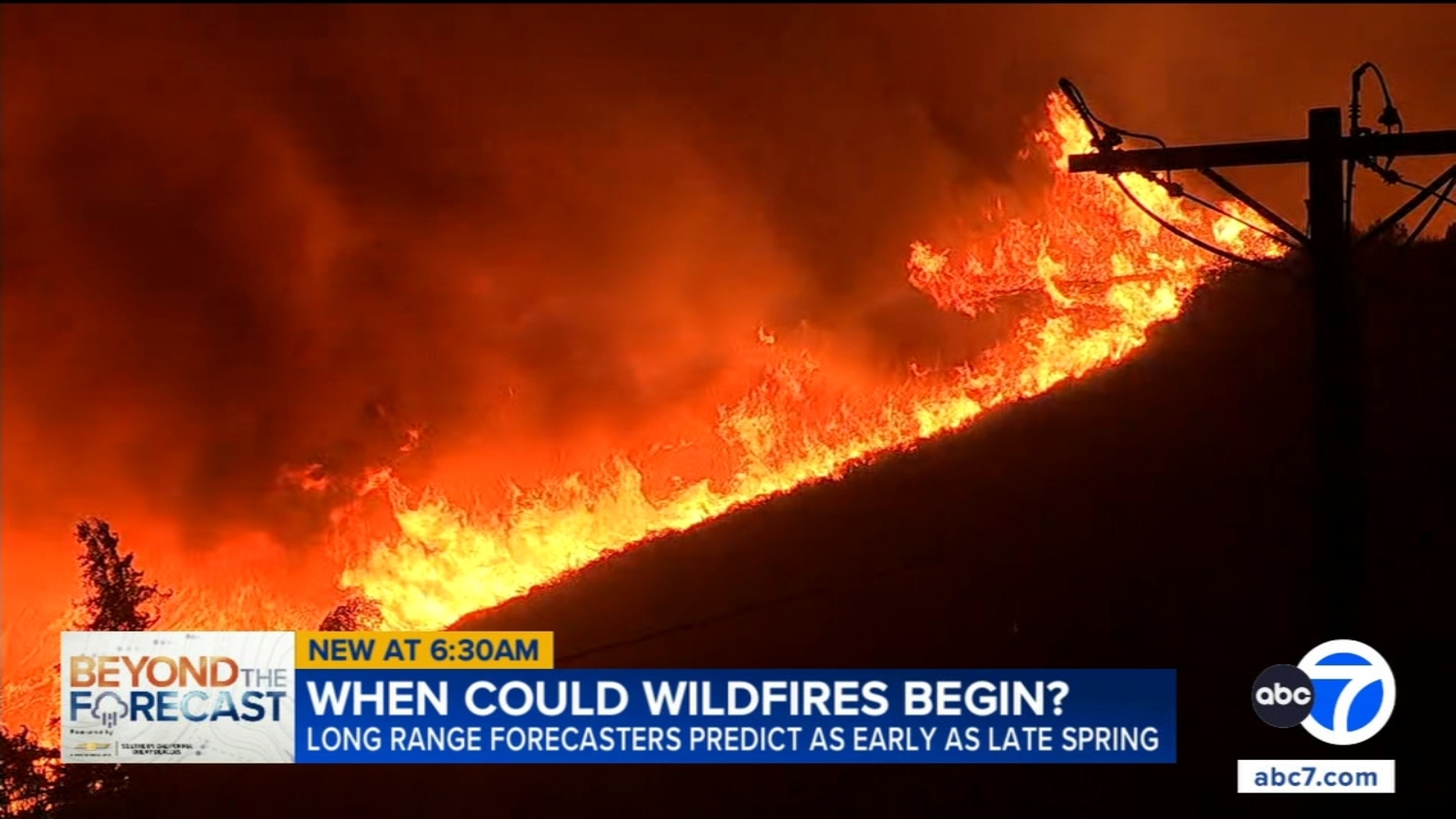 Wildfire forecast shows when California could see increased risk this year
