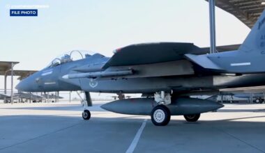 144th Fighter Wing jet has canopy malfunction following Clovis Rodeo flyover, pilot lands safely