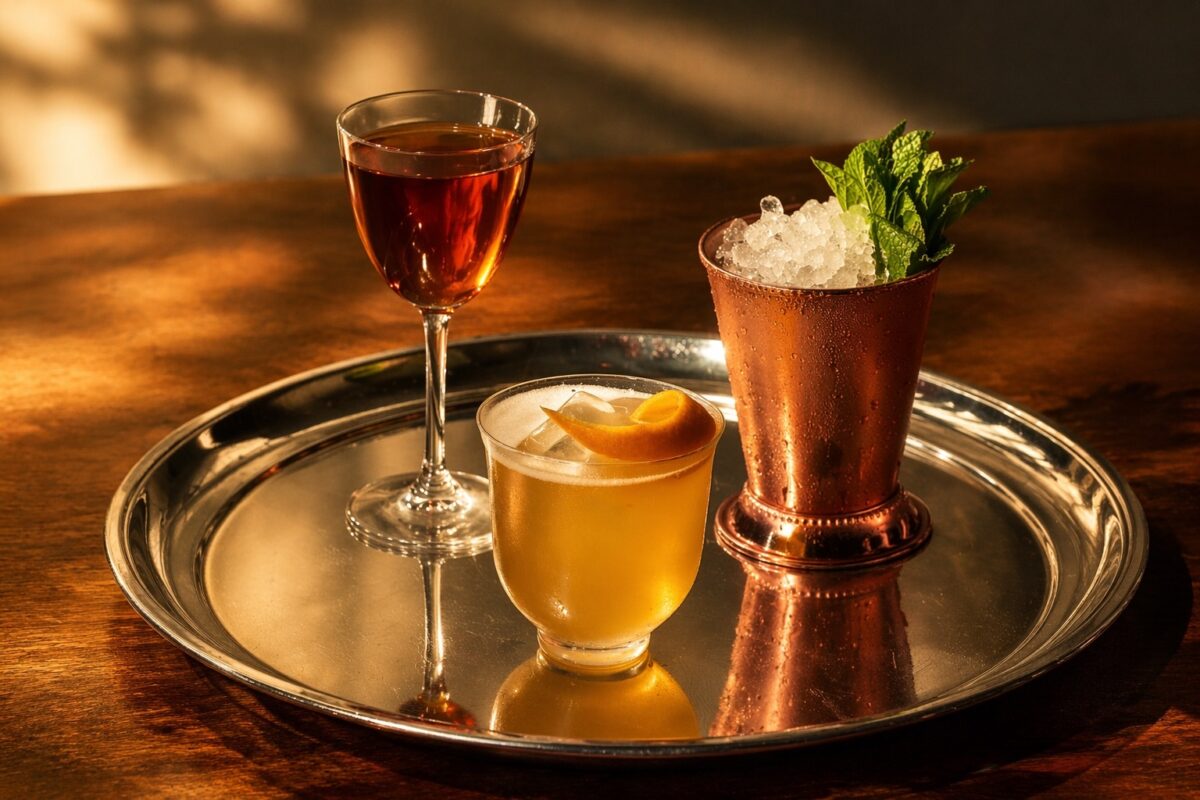 The Langham, Pasadena Triple Crown cocktails