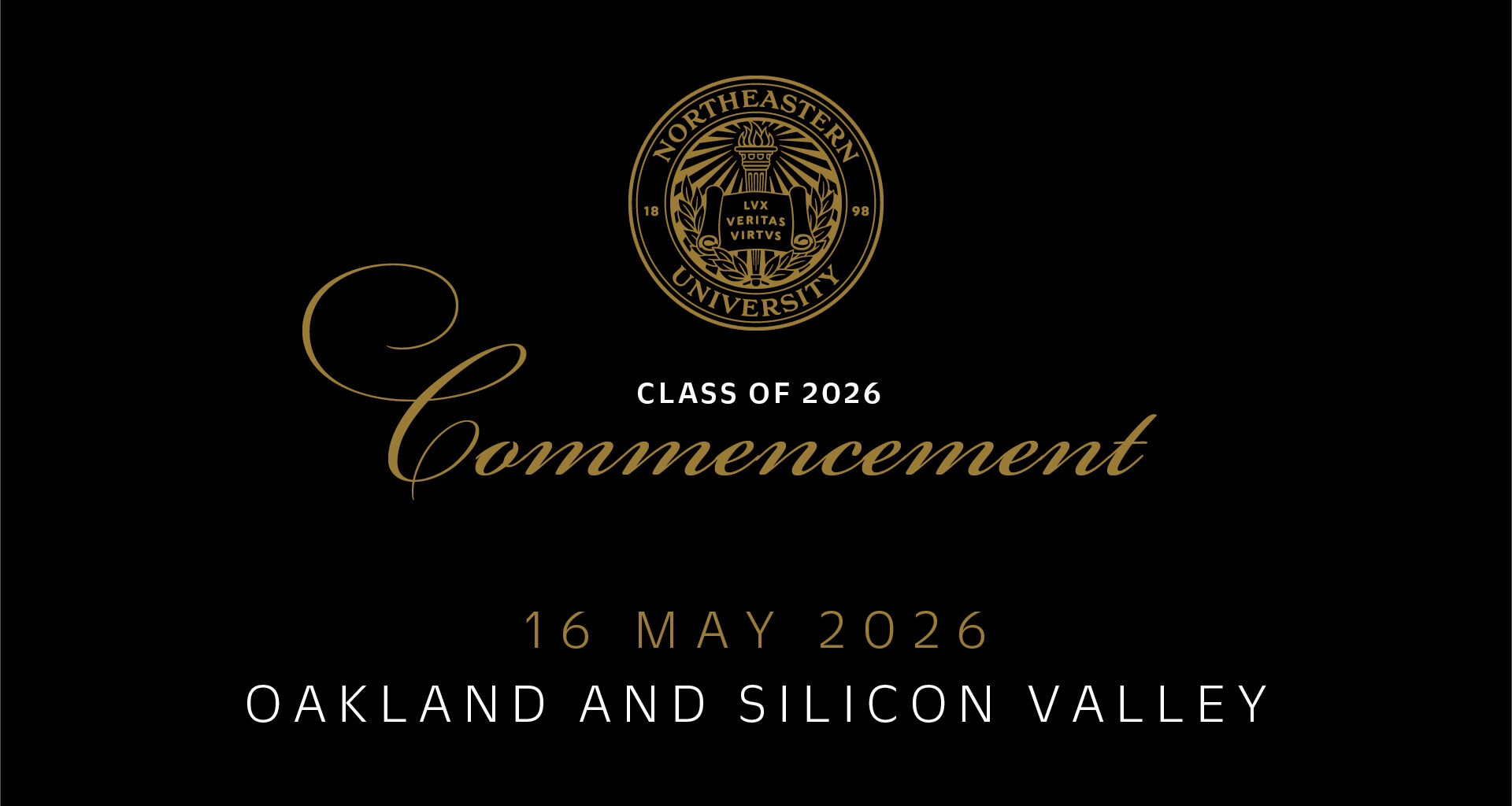 Northeastern Oakland & Silicon Valley Commencement 2026