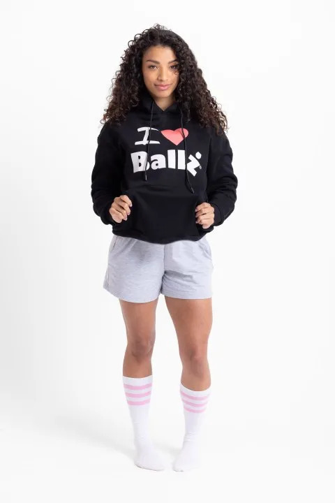 BuzzBallz is launching a limited-edition “I ❤️ Ballz” loungewear collection in collaboration with TikTok creator Cole Poska. (Courtesy of Buzzballz)