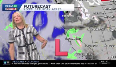 Northern California forecast | Cool weekend, mountain storms