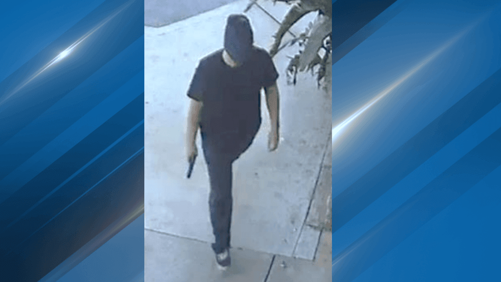 The Bakersfield Police Department is asking for the community’s help in identifying a man accused of shooting the front glass of a business in southwest Bakersfield. PHOTO: BPD