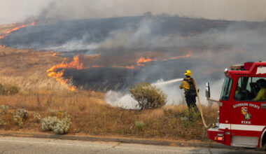Springs Fire in southern California reaches 45% containment as evacuations continue
