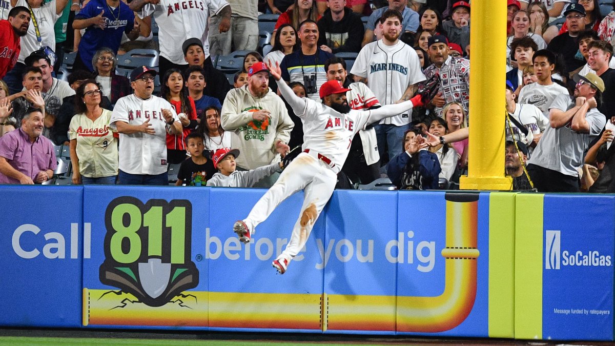 Outfielder Jo Adell robs 3 home runs in dramatic Angels win – NBC Los Angeles