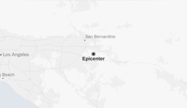 Map: 3.3-Magnitude Earthquake Shakes Los Angeles Area