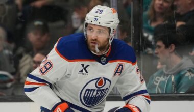Leon Draisaitl returns to Edmonton Oilers’ lineup for playoff opener against Anaheim Ducks
