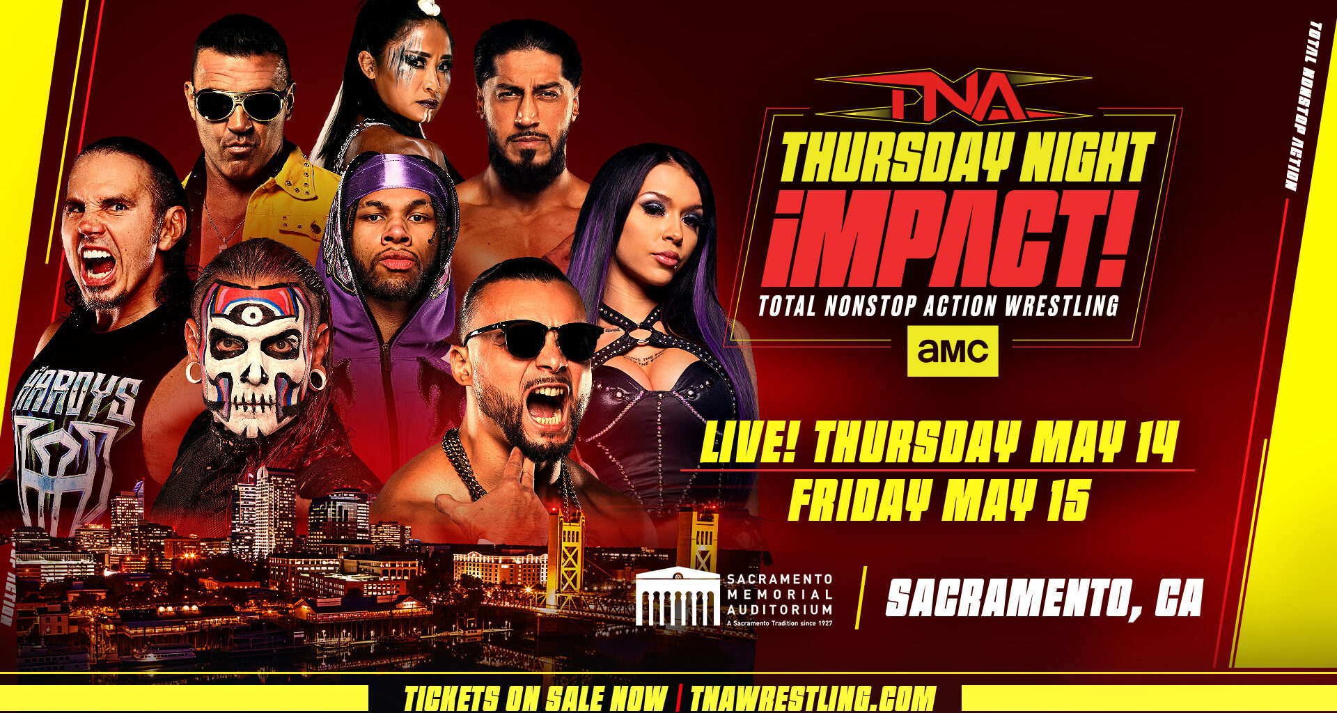 TNA Impact live in Sacramento 5/14/26