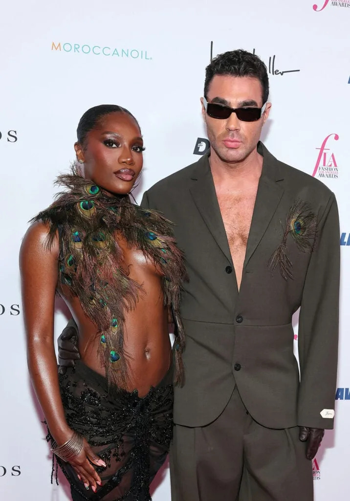 Doechii Fashion Los Angeles Awards, Doechii Daily Front Row Awards, Fashion Los Angeles Awards red carpet Doechii, Doechii Dilara Fındıkoğlu Spring 2023, Dilara Fındıkoğlu red carpet, Sam Woolf stylist award Doechii, Doechii style Fashion Awards