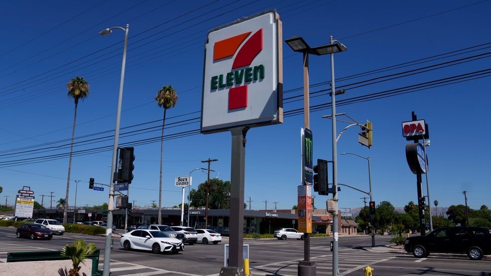 FILE - The exterior of a 7-Eleven convenience store is seen on Aug. 20, 2024 in Los Angeles. (Photo by Eric Thayer/Getty Images)