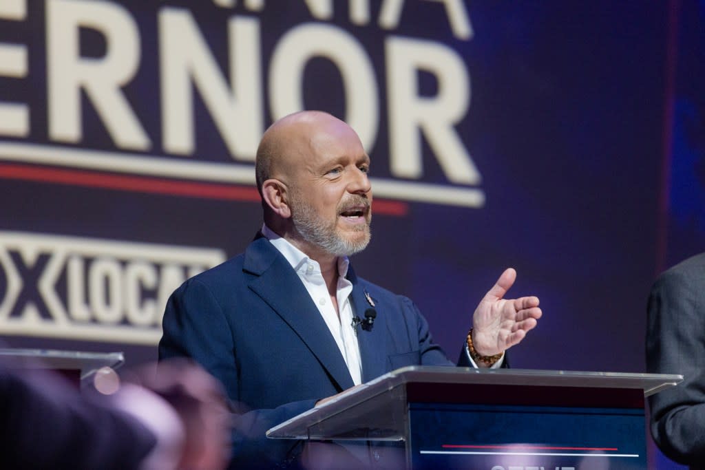 California gubernatorial candidate Steve Hilton at a debate in San Francisco, Calif., Tuesday Feb. 3, 2026. Jason Henry for California Post