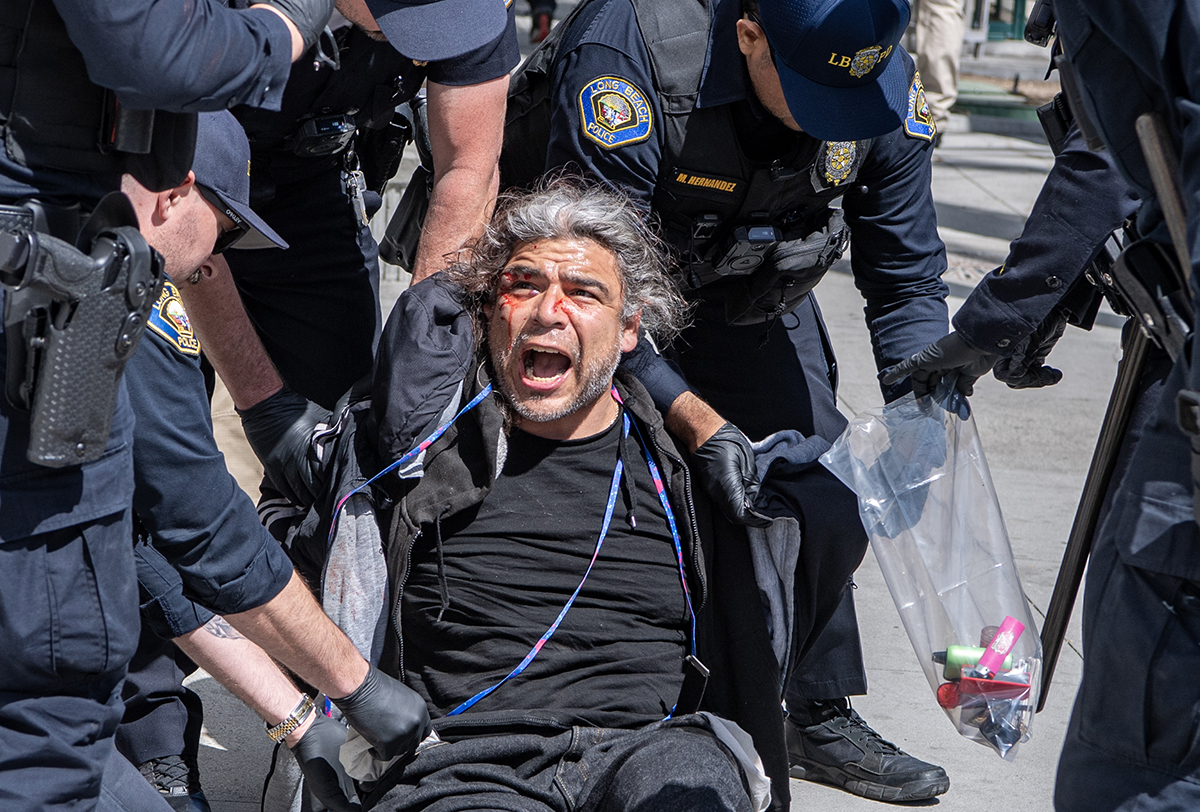 Man charged with trying to murder police officer argues with judge at first court hearing • Long Beach Post News