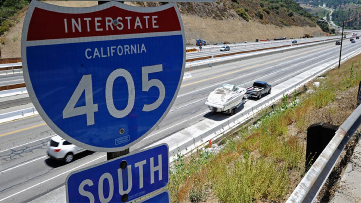 More lane reductions, ramp closures scheduled on 405 through Sepulveda Pass – NBC Los Angeles