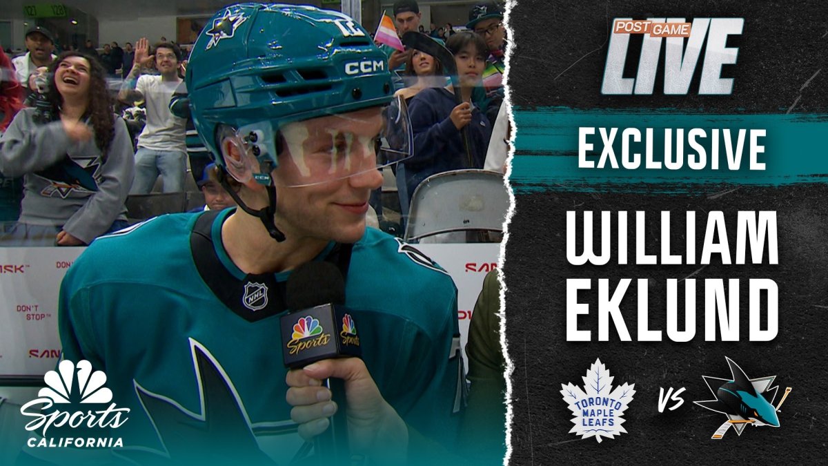 William Eklund praises Sharks’ team culture after win vs. Leafs – NBC Sports Bay Area & California