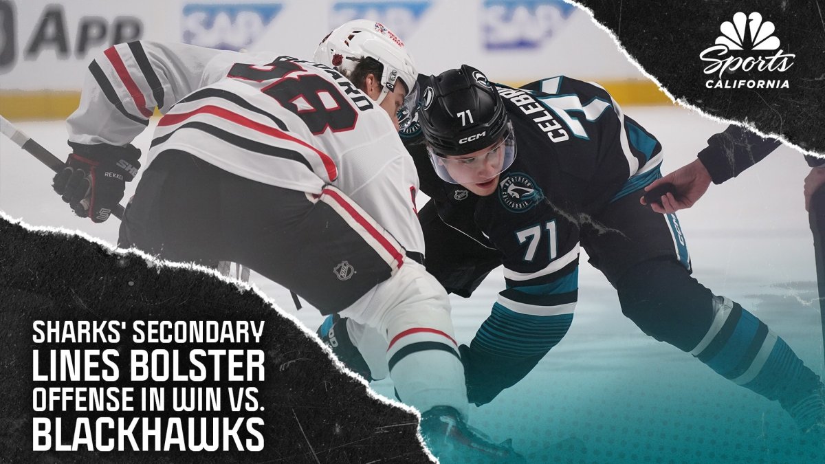 Sharks’ secondary lines bolster offense in win vs. Blackhawks – NBC Sports Bay Area & California