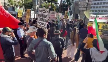 Hundreds march in San Francisco to protest war with Iran – NBC Bay Area