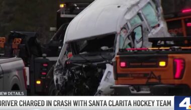 Snowplow driver charged in crash involving Santa Clarita hockey team – NBC Los Angeles