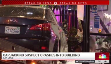 Carjacking suspect arrested after crashing into dental office in San Jose – NBC Bay Area