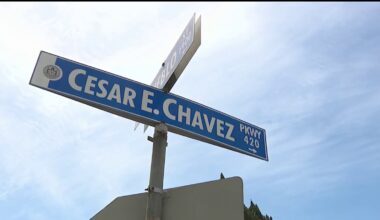 Residents in Barrio Logan react as Cesar E. Chavez Parkway is renamed – NBC 7 San Diego