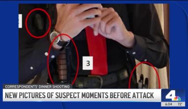 New pictures show Correspondents’ Dinner gunman armed with weapons – NBC Los Angeles