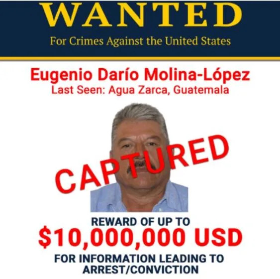 Eugenio Dario Molina-Lopez was arrested in San Diego and is facing charges, the U.S. Attorney's Office said on Monday.