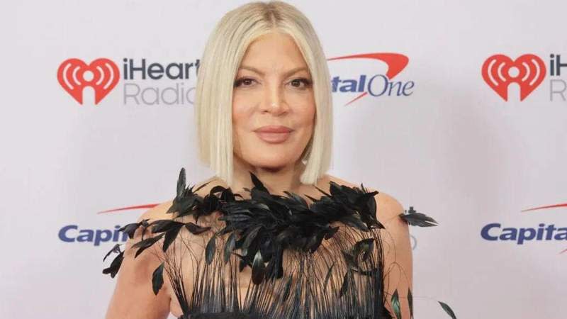 Tori Spelling and four of her children were hospitalized after being involved in a horrific California car crash recently.MEGA
