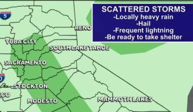 Northern California forecast | Thunderstorms, heavy rain and hail