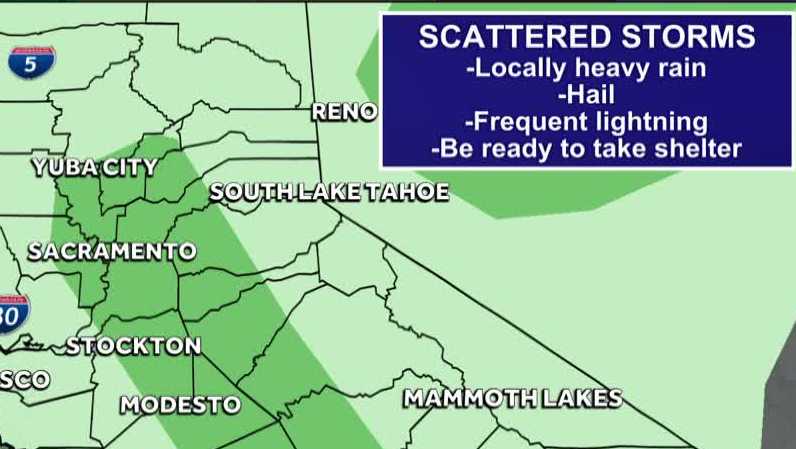 Northern California forecast | Thunderstorms, heavy rain and hail