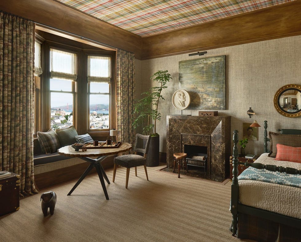 Cozy bedroom featuring a vintage design. Cozy bedroom featuring a vintage design.