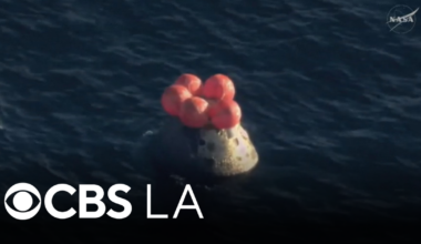Artemis II astronauts splash down off California coast