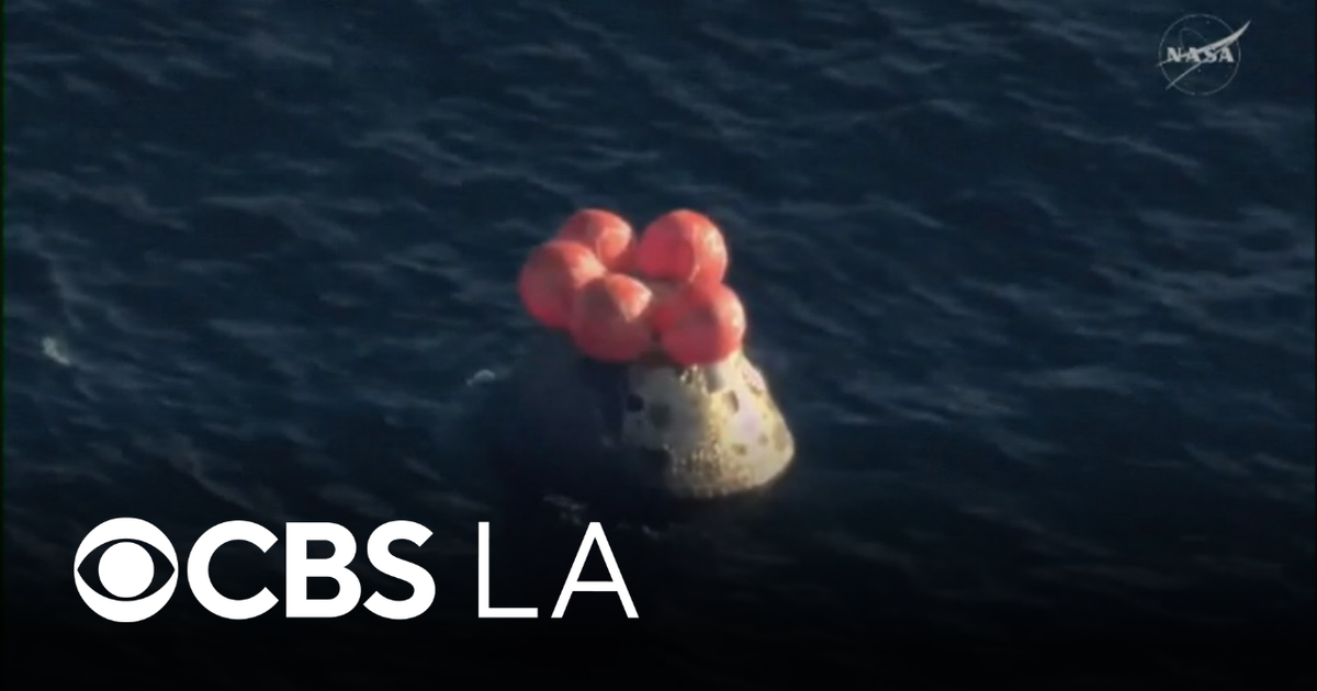 Artemis II astronauts splash down off California coast