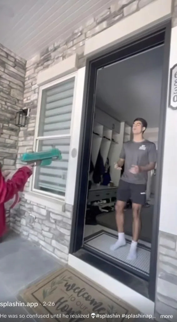 The Redding Police Department is urging teens to think twice before taking part in the live-action game. TikTok/@splashin.app