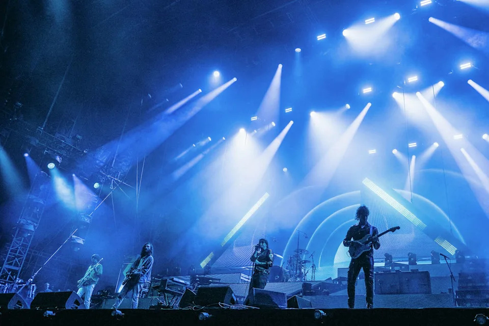 The Strokes perform during the Rock en Seine festival on Aug. 27, 2023, in Saint-Cloud, France. (Kristy Sparow/Getty Images)