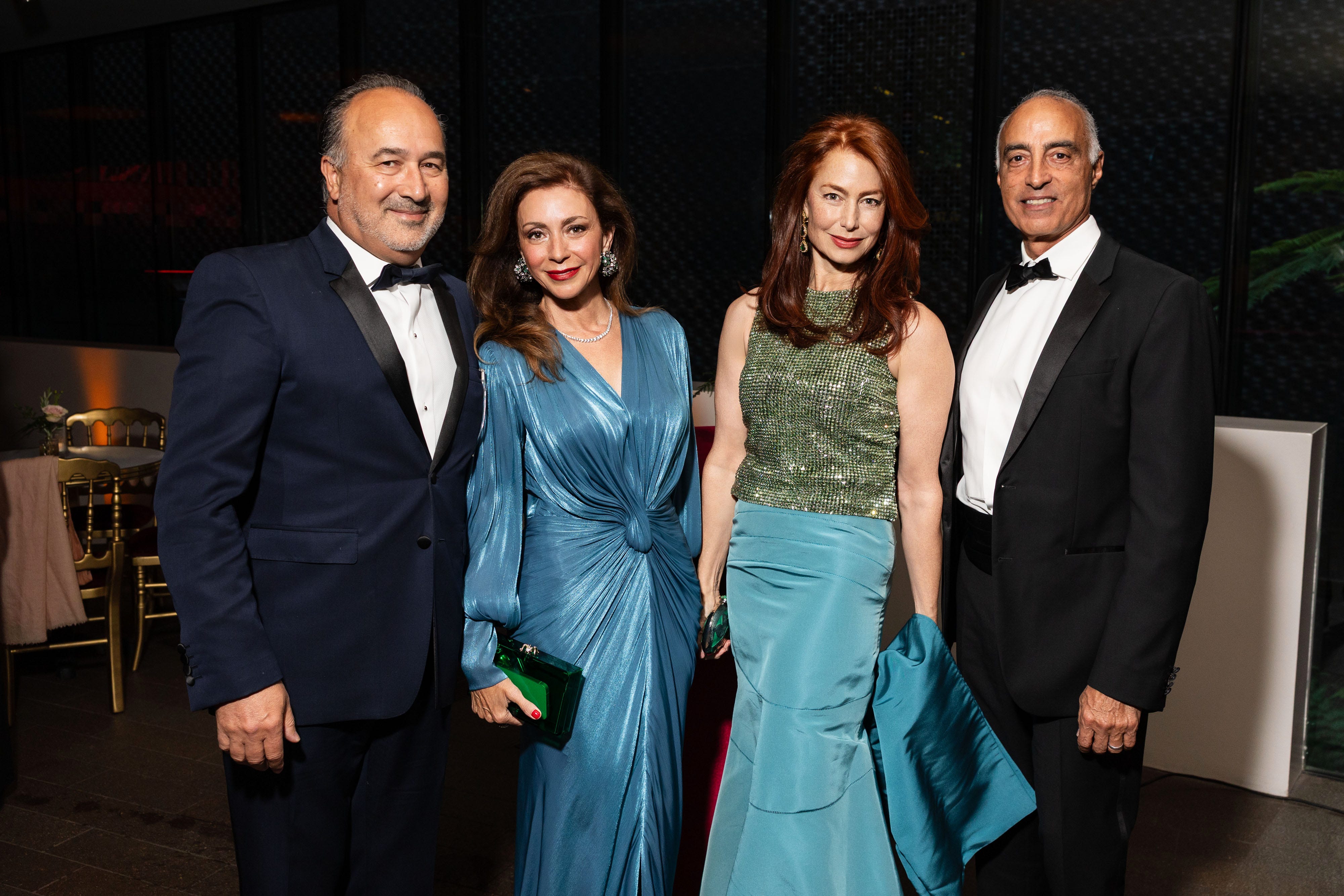 san francisco, ca april 16  oran muduroglu, maryam muduroglu, sheila nahi and paul nahi attend famsf annual gala 2026 on april 16th 2026 at deyoung museum in san francisco, ca photo  drew altizer