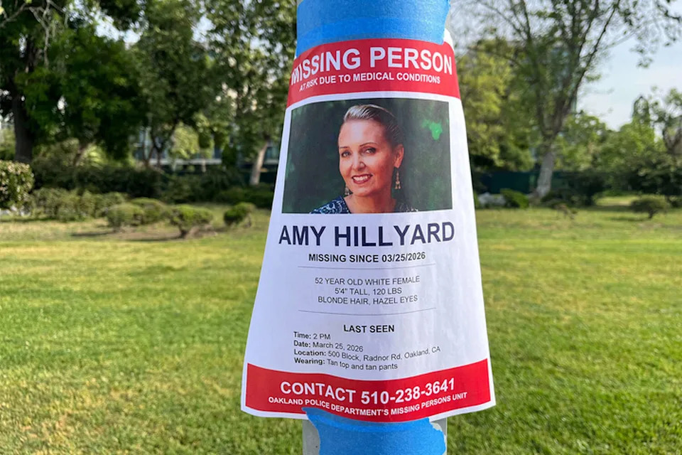 Amy Hillyard was last seen in Oakland, police said. (Madilynne Medina/SFGATE)