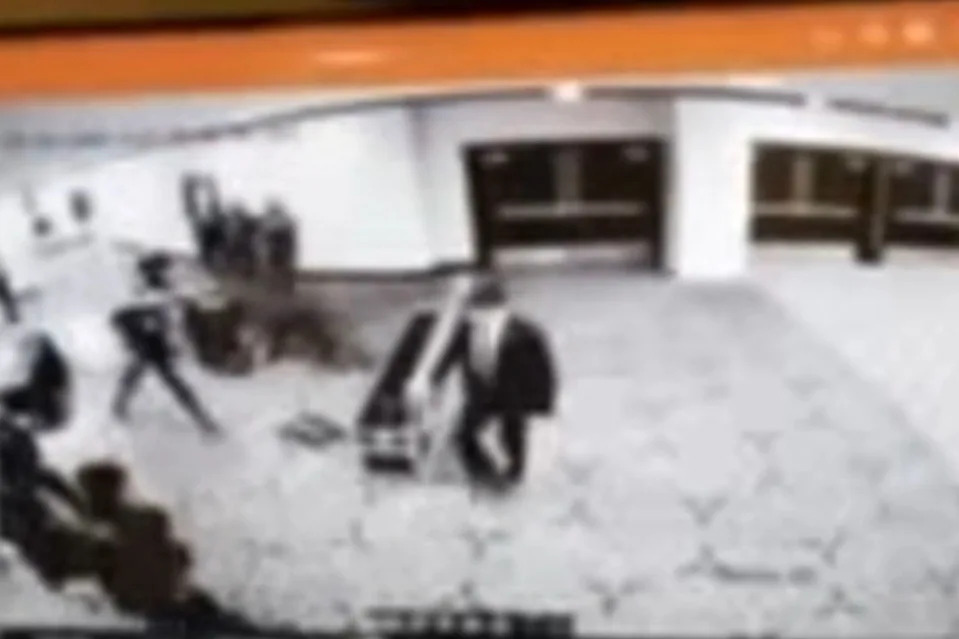 Video footage captured the gunman racing through the lobby, past Secret Service agents. Donald Trump/Truth Social