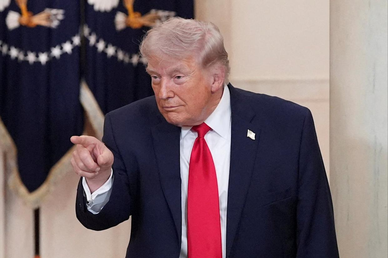 Trump on Monday endorsed former British government aide and Fox News host Steve ​Hilton in the upcoming California governor’s race.