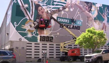 Oakland Ice Center mural honors Olympic skaters Alysa Liu, Kristi Yamaguchi